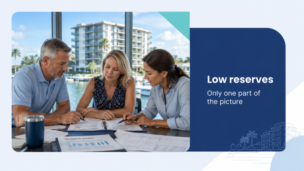 Can your association get a loan with low reserves?