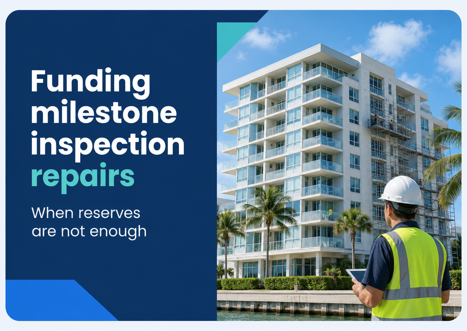 Financing repairs after a Florida milestone inspection