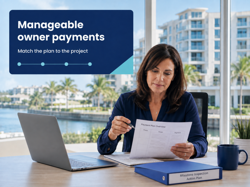 Financing repairs after a Florida milestone inspection