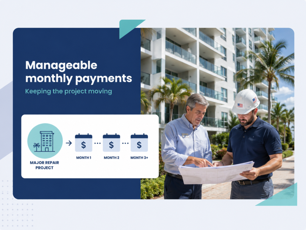 Turning a special assessment into manageable monthly payments