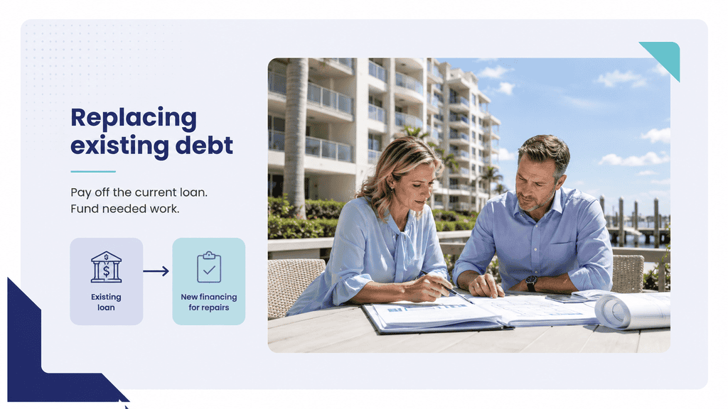 Refinancing an existing association loan in Florida