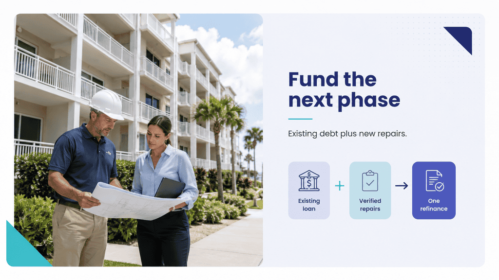 Refinancing an existing association loan in Florida