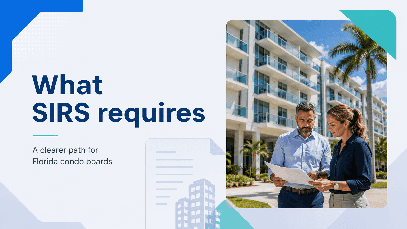 Structural integrity reserve study Florida: What SIRS requires