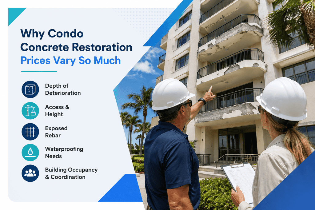 What does concrete restoration cost a Florida condo in 2026?